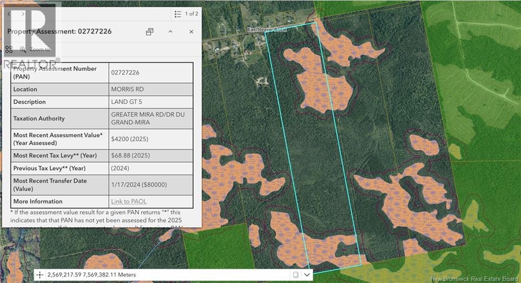 Lot Morris Road, Beaver Brook Station, New Brunswick  E1V 4S5 - Photo 1 - NB126362