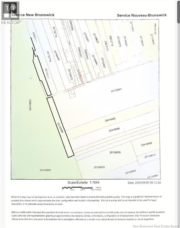 14.97 acres Chemin Saulnier Ouest, Canton Des Basques, New Brunswick