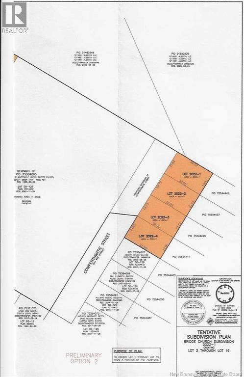 Lot Cowperthwaite Street, Fredericton, New Brunswick  E3A 9Y5 - Photo 2 - NB129395
