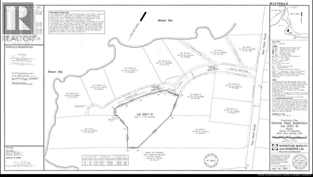 Lot Rushton Lane, Mispec, New Brunswick  E2J 4W5 - Photo 5 - NB132535