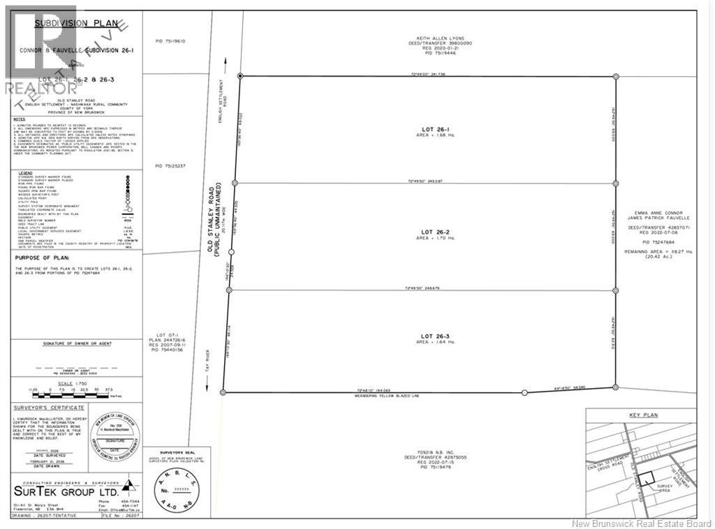 Lot 26-3 Old Stanley Road, Stanley, New Brunswick E6B 2E8 - Photo 2 - NB134678