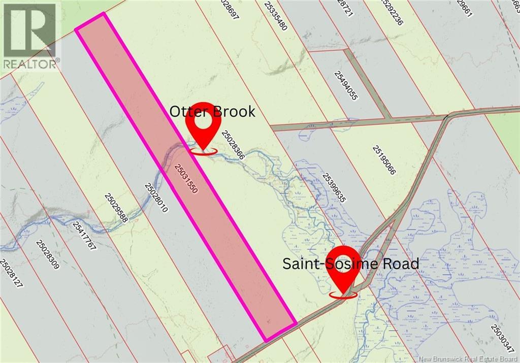 Land on Saint-Sosime Road, Adamsville, New Brunswick