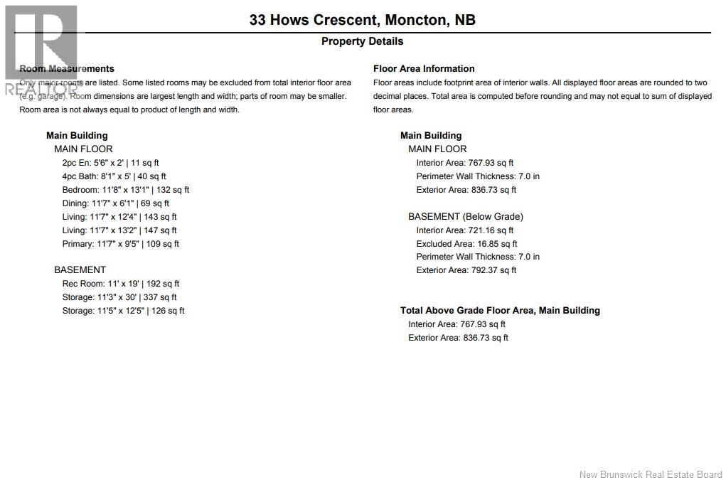 33 Hows Crescent, Moncton, New Brunswick  E1E 1S9 - Photo 28 - NB135918