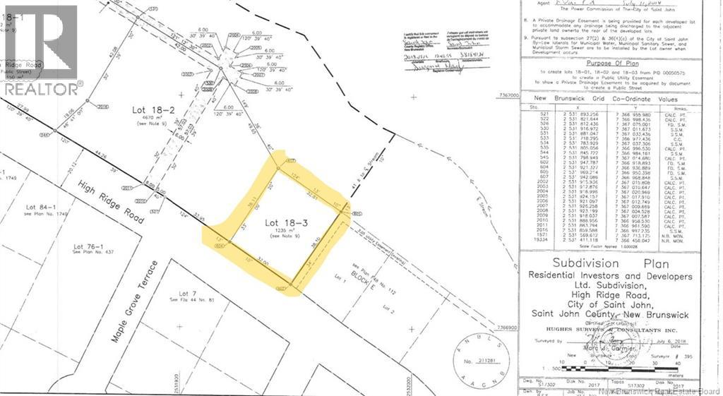Tbd High Ridge Road, Saint John, New Brunswick  E2K 2H7 - Photo 2 - NB141196