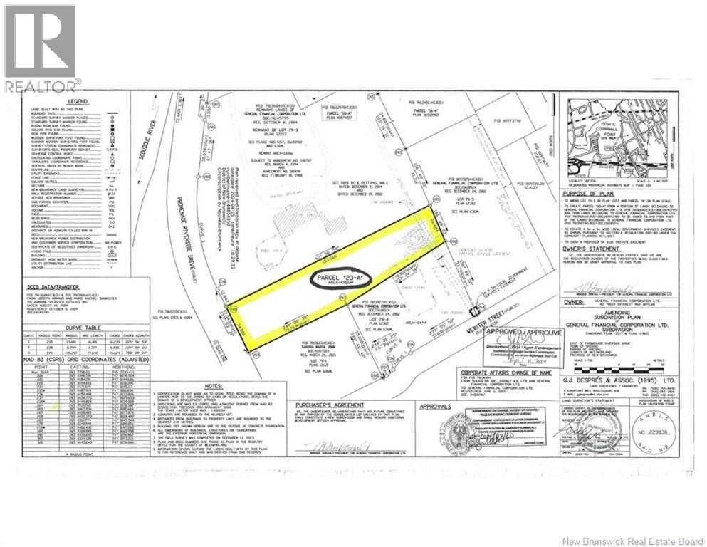Lot 23-A Riverside Drive, Shediac, New Brunswick  E4P 2P3 - Photo 1 - NB143400