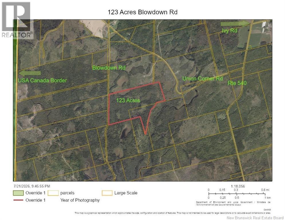0000 Blowdown Rd, Union Corner, New Brunswick